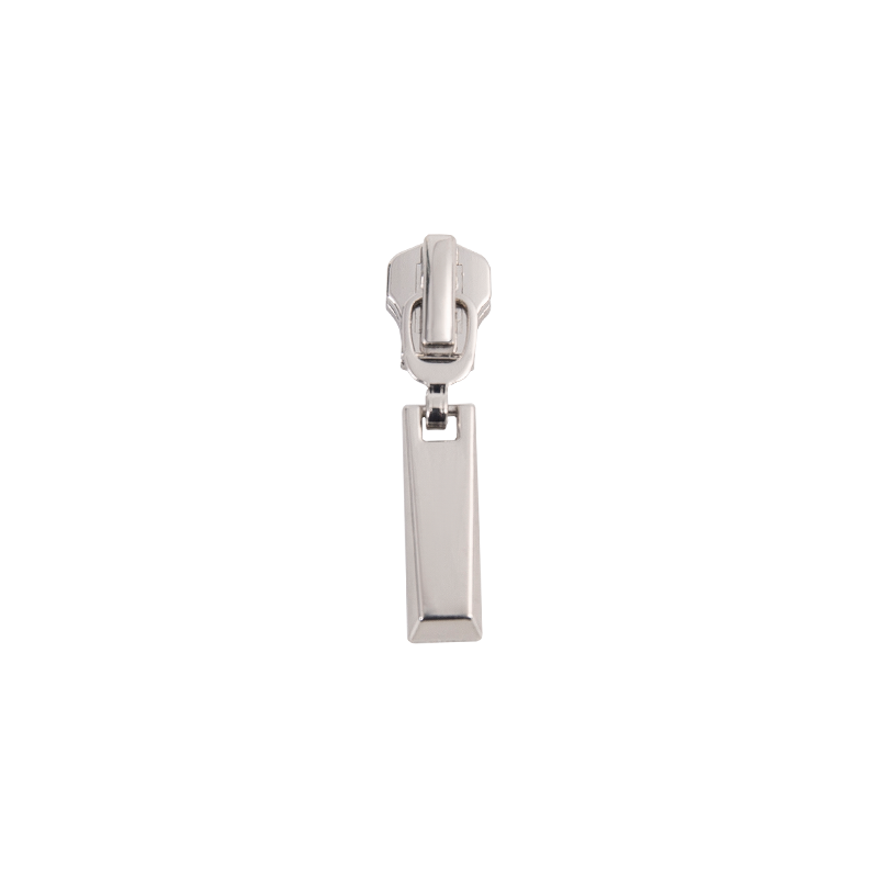 FY3250 5# curseur en métal nickel noir brillant mat