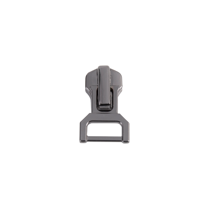 FY3667 5 # curseur en métal nickel noir brillant