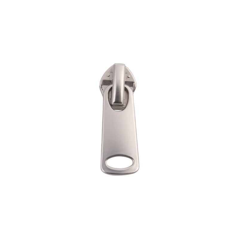 FY16499 5# curseur en nylon argent mat